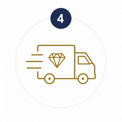 Insured diamond delivery