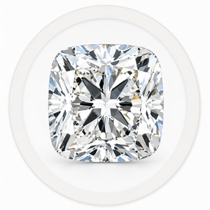 Cushion cut lab-grown diamond