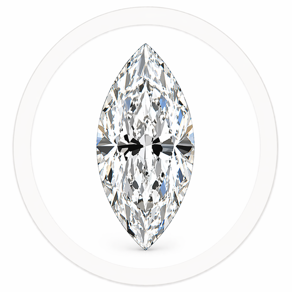 Marquise lab-grown diamond