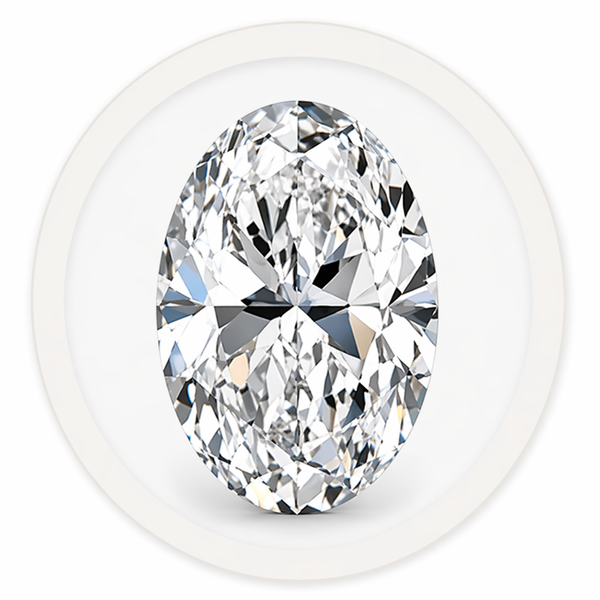 Oval IGI certified lab-grown loose diamond