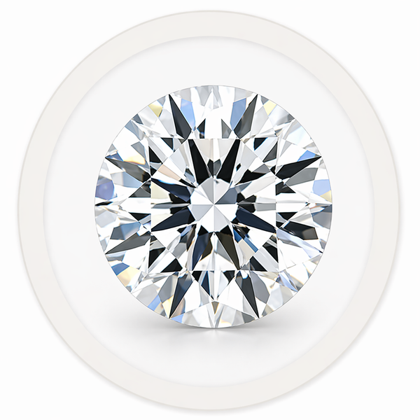 Round brilliant IGI certified lab diamond